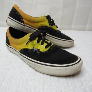 Vans Pro Men 11 Ombre Yellow Orange Black Low Skate Shoes 721454 Skater Grunge G